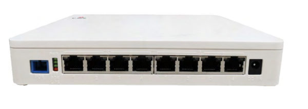 ONT 825 PoE GPON network end-point 8xGbE 4x2dBi. PoE