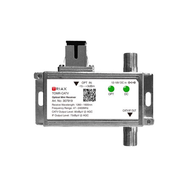 TOMR-CATV Triax Optical Mini Receiver