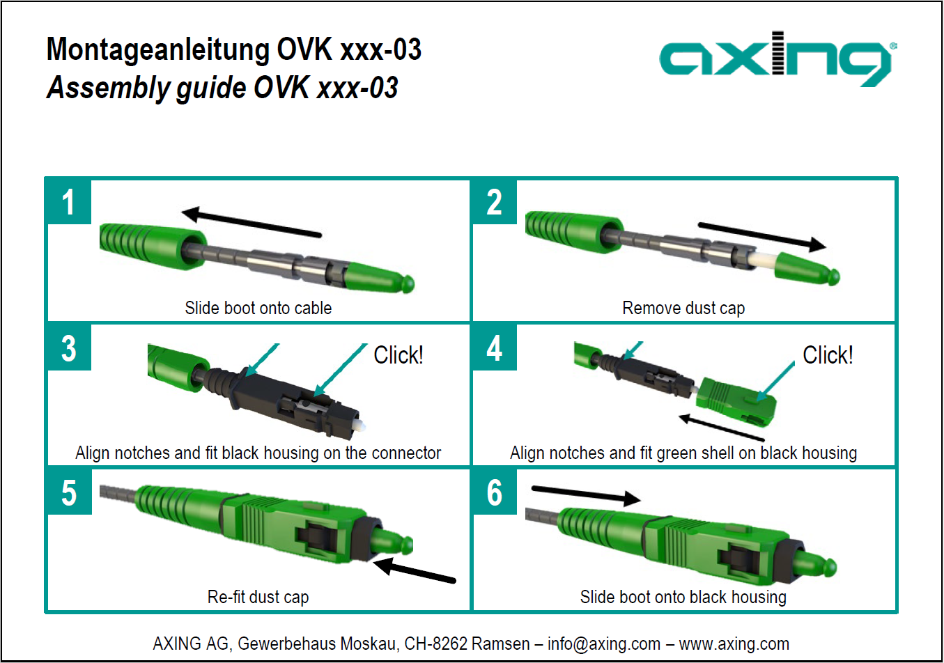 OVK 60-03 Pre-terminated Armoured Optical Cable | 60m
