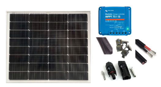 Solar Panel and Controller Kit 100W