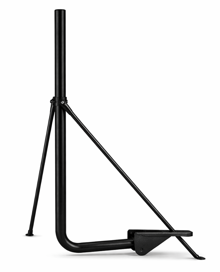 Starlink Internet Dish Mount Kit - Under Eve Model - Black Powdercoated GalvSteel