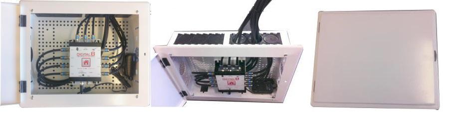Flush mount cabinet for DDM8 module